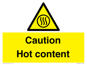 Caution Hot content